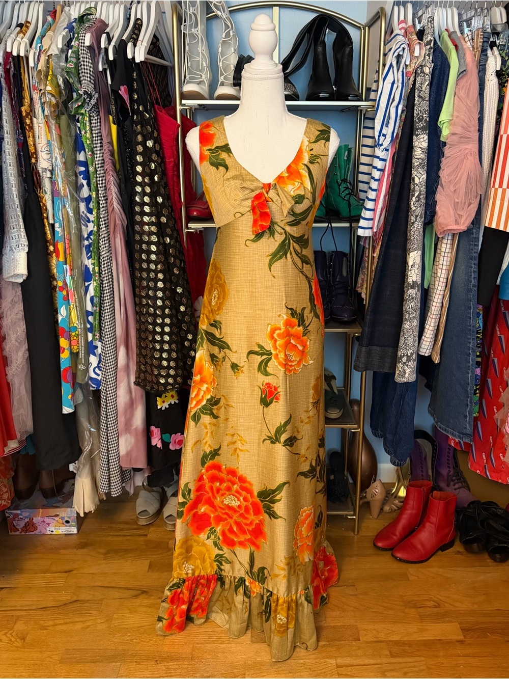 Vintage Sun Fashions of Hawaii Maxi - Size Small